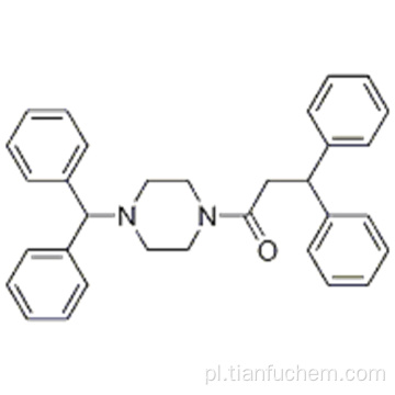 1- [4- (difenylometylo) -1-piperazynylo] -3,3-difenylo-1-propanon CAS 41332-24-5